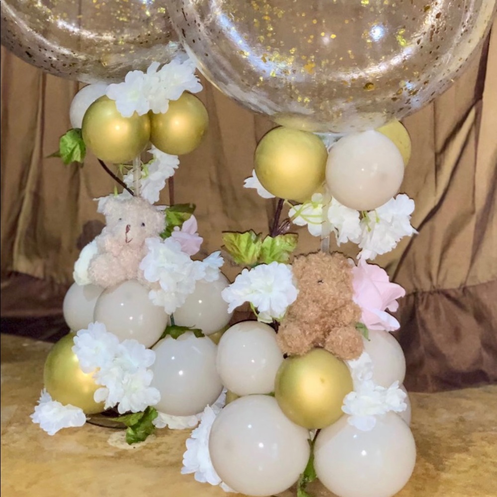 Mini Teddy Bear Set Ornaments Center Piece Decorations - Picture 5 of 5